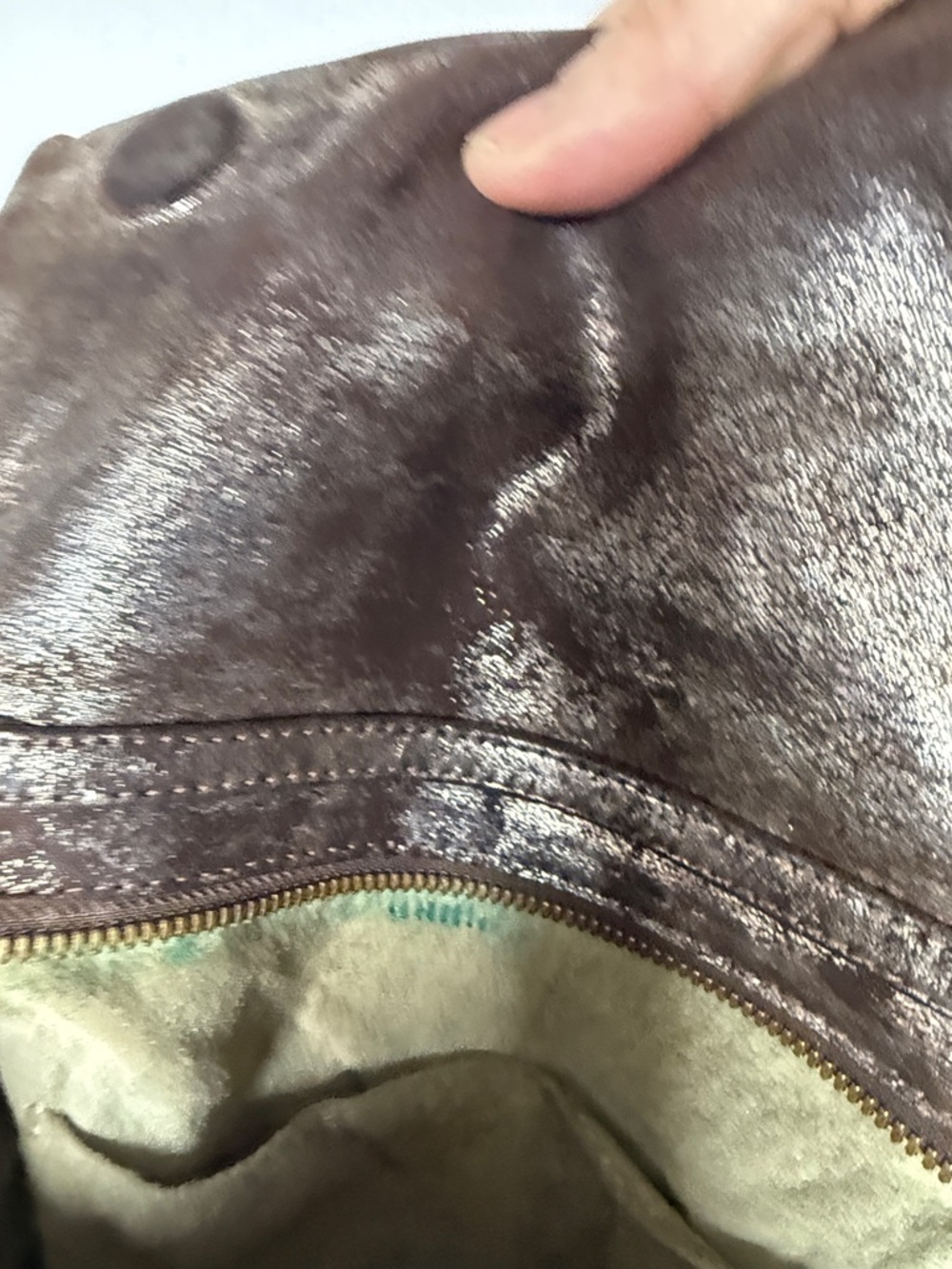 Hammitt Metallic Brown Crossbody Bag - Picture 9 of 10